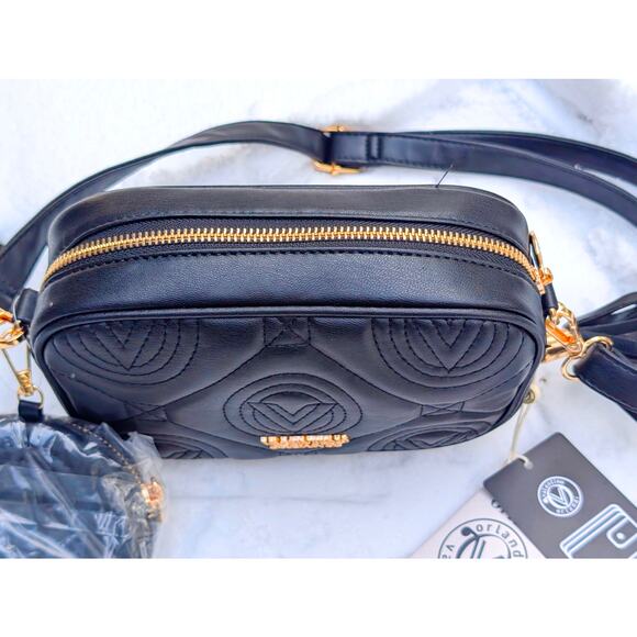 New Valentino Orlandi Vegan Leather Crossbody Bag & Wallet Set | NWT | MSRP $310 - Picture 3 of 12